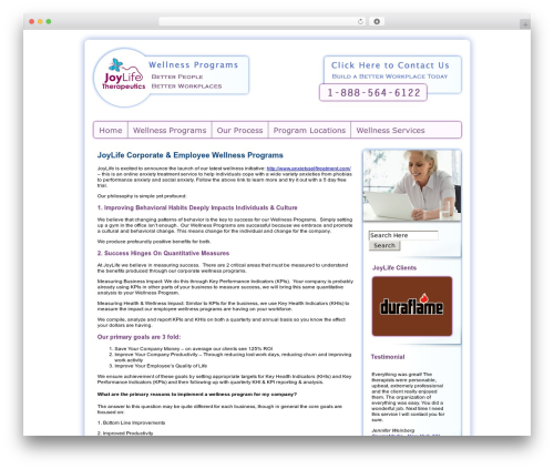 Wp testimonials WordPress plugin - joylifewellnessprograms.com