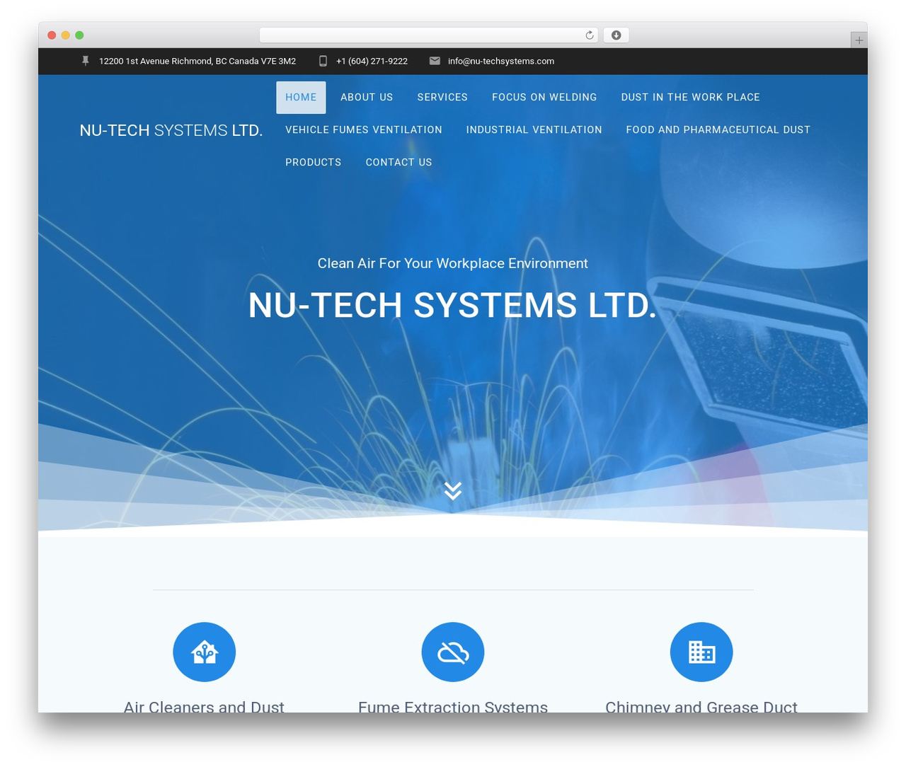 Materialis WordPress theme - nu-techsystems.com