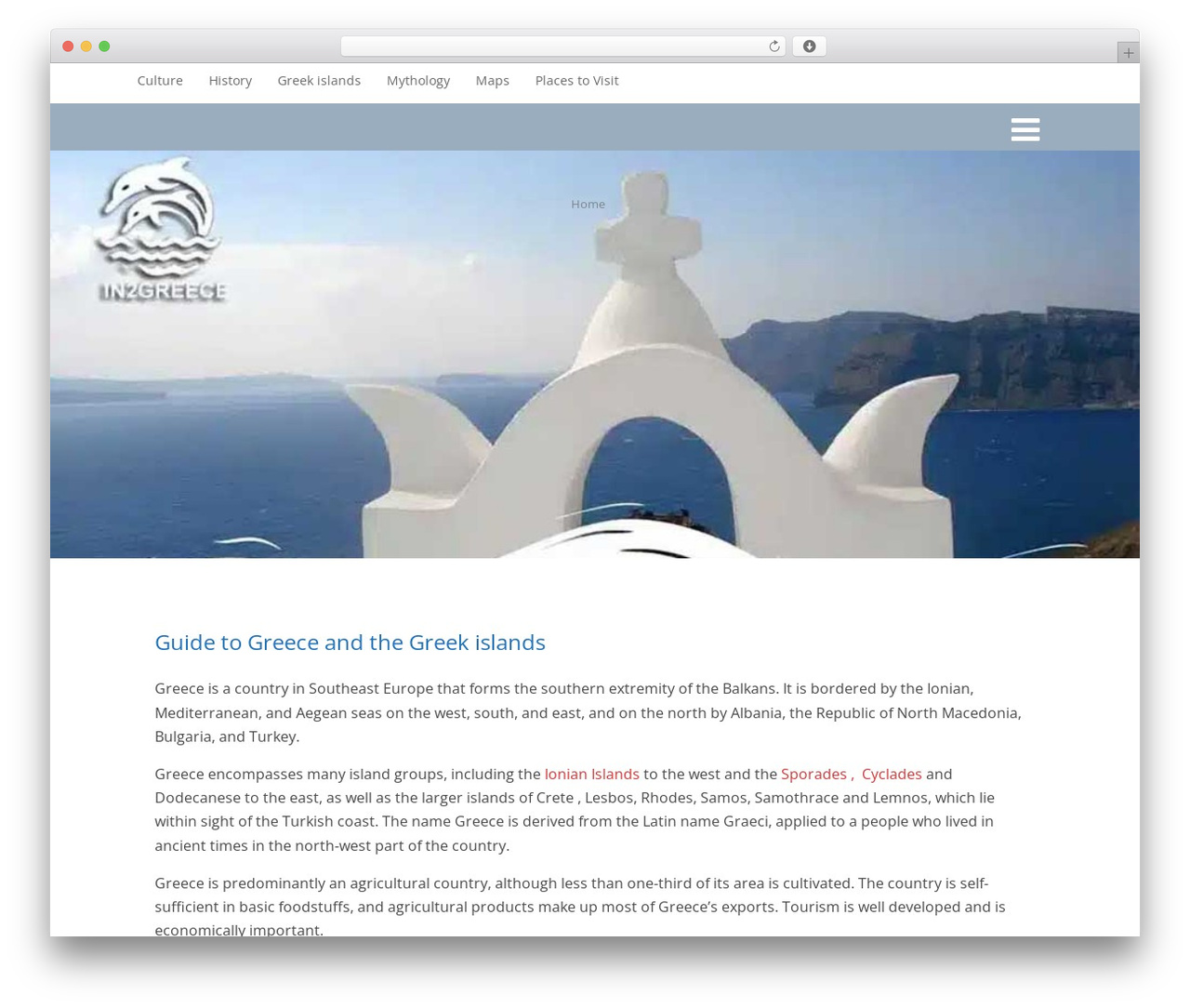 Optimizer PRO WordPress website theme - in2greece.com Optimizer PRO WordPress website theme - in2greece.com