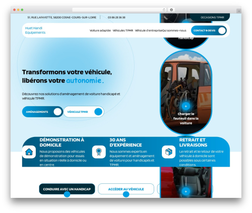 Starter Template WordPress website theme - huet-equipements.com