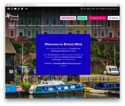 Theme WordPress Mind Theme - bristolmind.org.uk