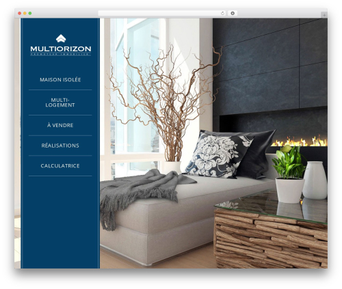 Theme WordPress Réactif - multiorizon.com