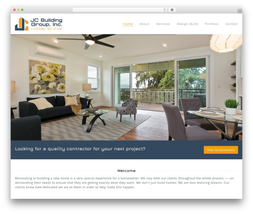 TM Builder WordPress theme - jcbuildgroup.com