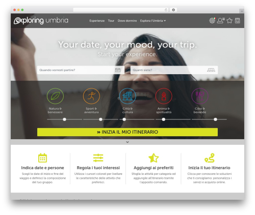 WordPress theme ExploringUmbria - exploring-umbria.com