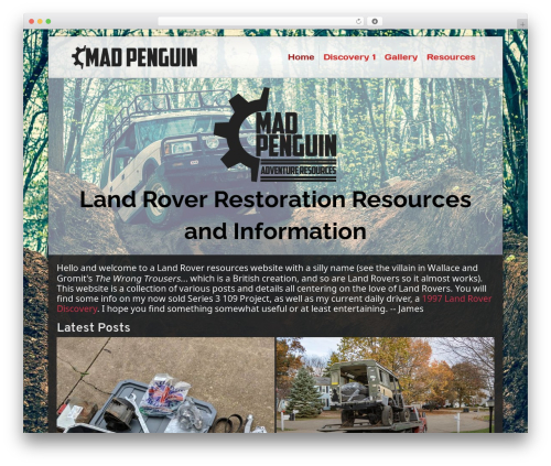 Beaver Builder Theme theme WordPress - madpenguin.net