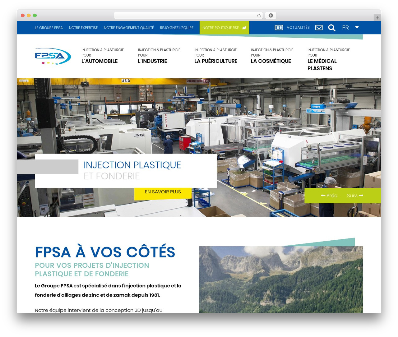 FPSA theme WordPress - fpsa.com