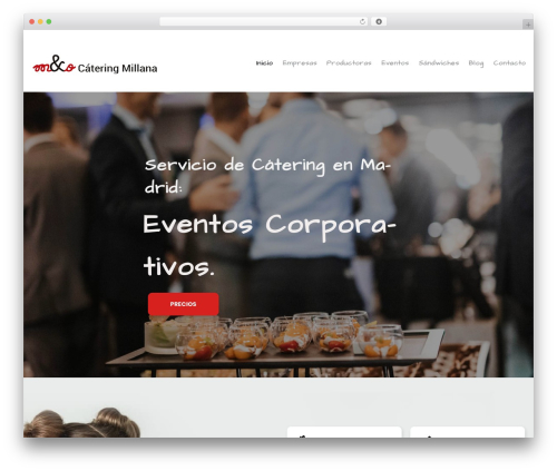 Fructesh best WordPress theme - cateringmillana.com