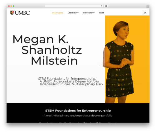 Koral WordPress website theme - meganmilstein.com