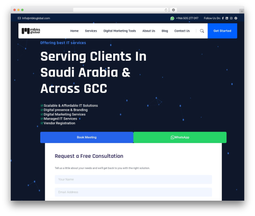 Theme WordPress Itechie - mbksglobal.com