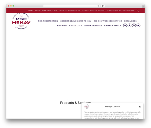 Theme WordPress McKay - mscmckay.com