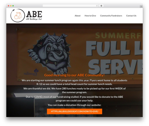 Theme WordPress Project ABE - allbulldogseat.com