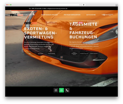 Shiftup core WordPress plugin - autovermietung-rentme.de