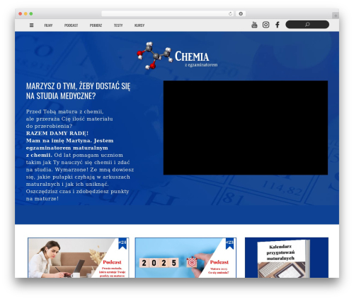 WordPress theme Stoprocent - chemiazegzaminatorem.pl