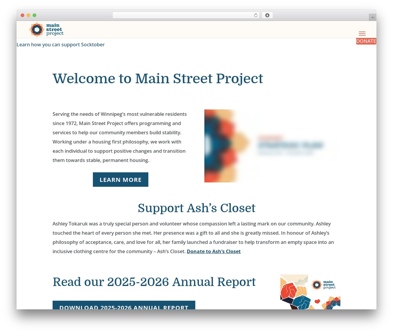 Divi theme WordPress - mainstreetproject.ca