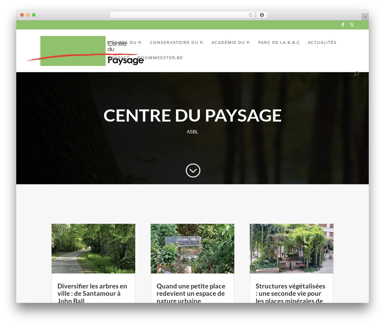 Métiers Du Paysage ASBL theme WordPress - centredupaysage.com