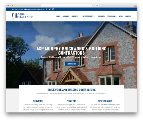 Divi WordPress theme - aspmurphy.construction