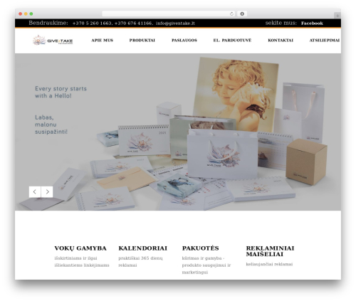 Etchy theme WordPress - giventake.lt