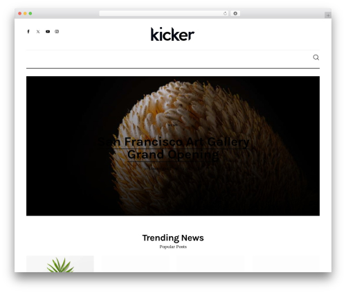 Kicker theme WordPress - gutenberg.kicker.axiomthemes.com