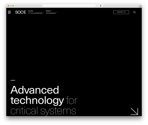 SoC-e WordPress theme - soc-e.com