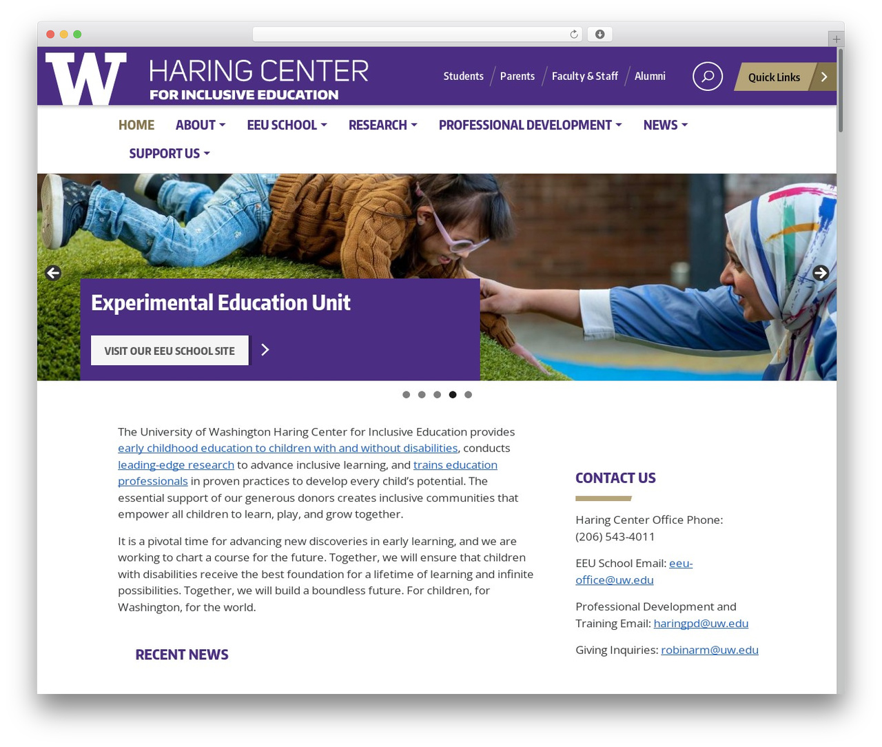 Theme WordPress UW WordPress Theme - haringcenter.org