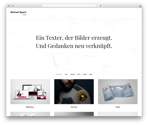 Vcparticlesbackground WordPress plugin - michaelspacil.com
