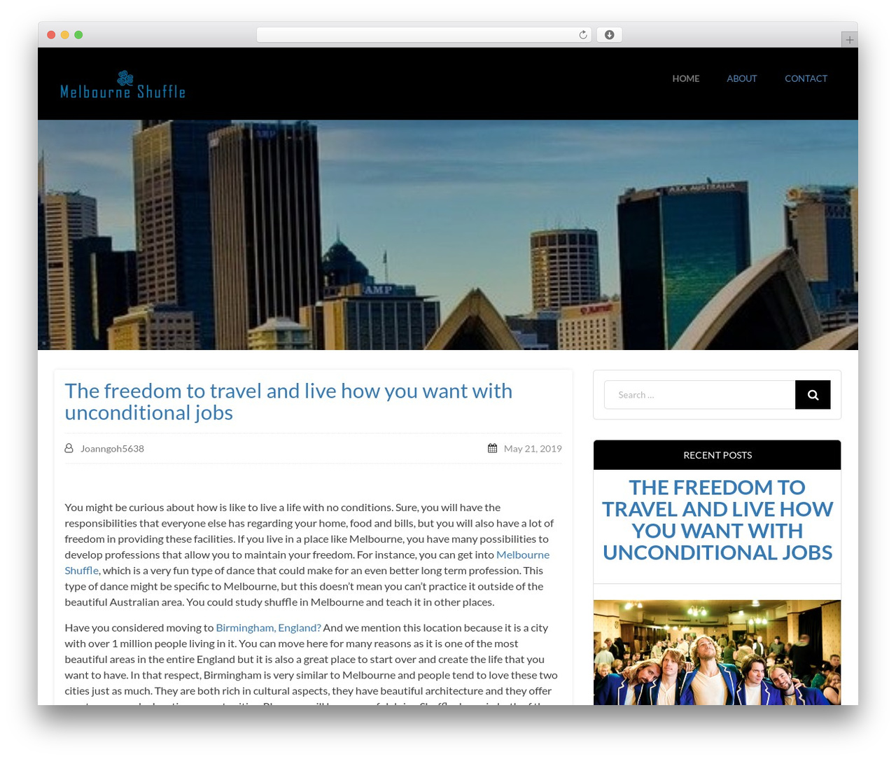 XCode WordPress theme free - melbourneshuffle.org