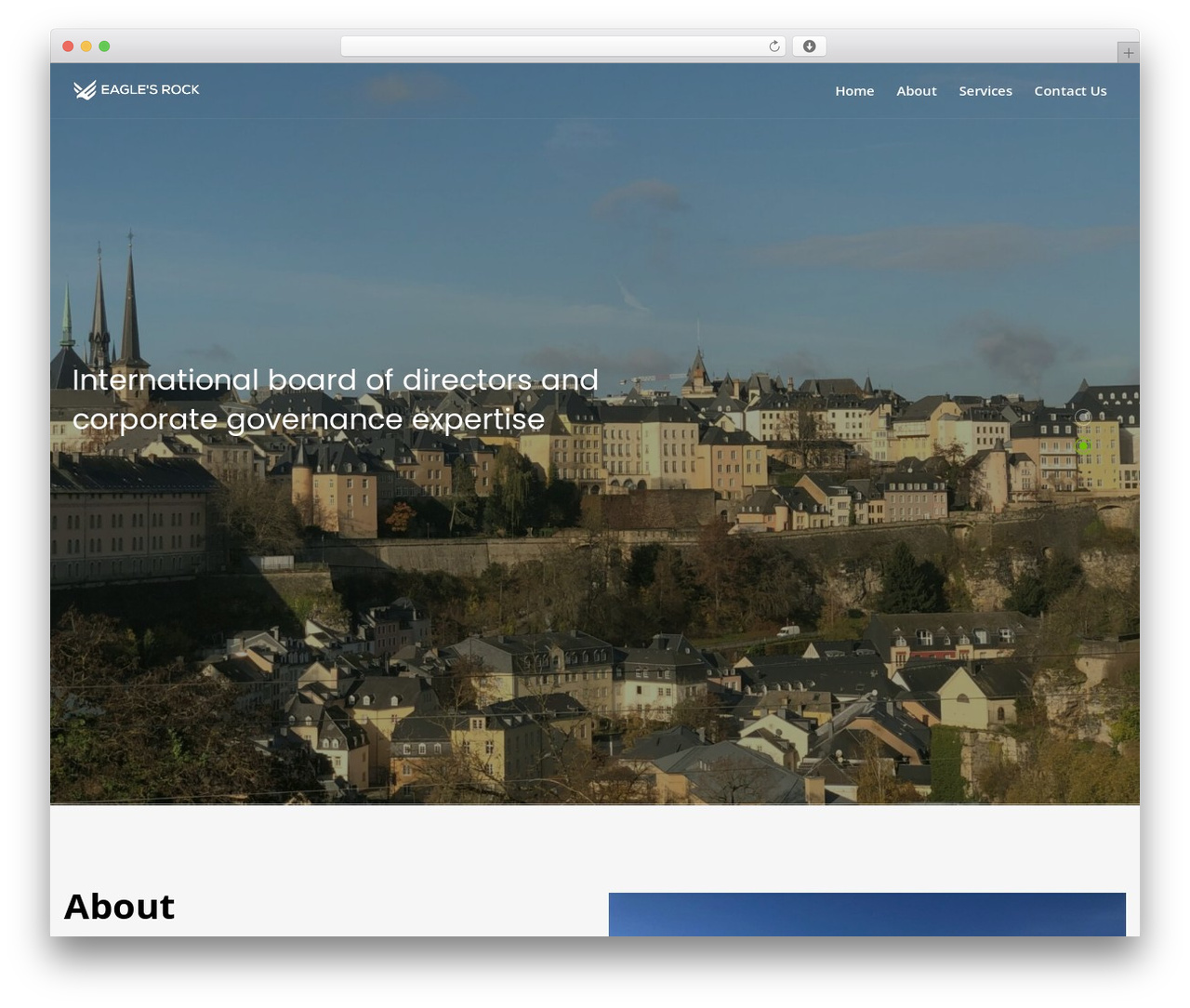 BeGlide WordPress theme - eaglesrockadvisers.com
