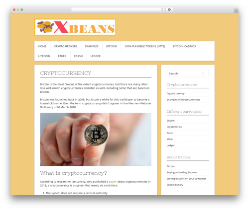 Contango WordPress theme - xbeans.org Contango WordPress theme - xbeans.org