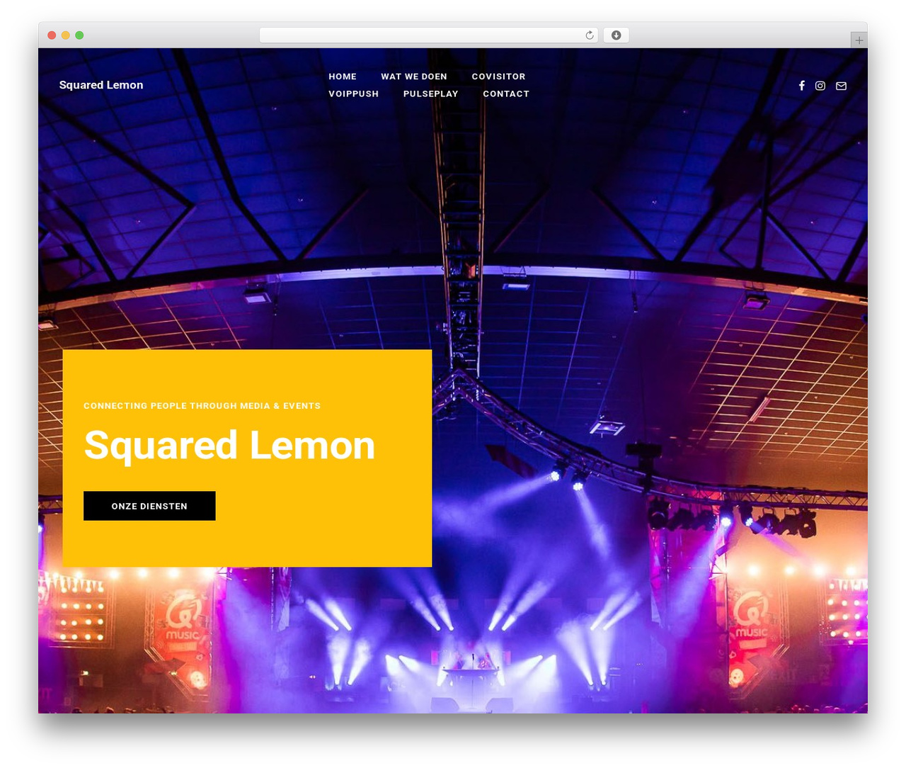 Exponent theme WordPress - squaredlemon.com