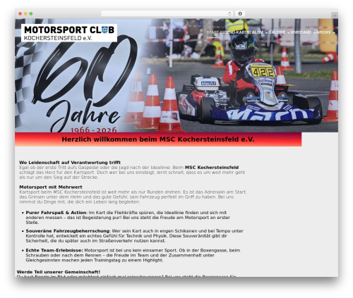 GutenType WP theme - msc-kochersteinsfeld.de
