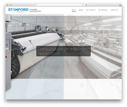 Mitex WordPress theme - stanfordinterlining.com