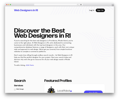 Ri Web theme WordPress - webdesignersinri.com