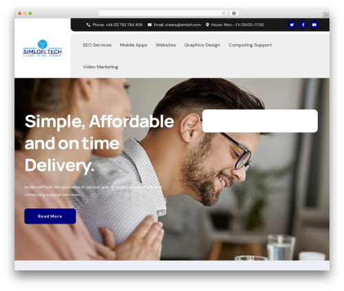 Theme WordPress Amiso - simlofi.com