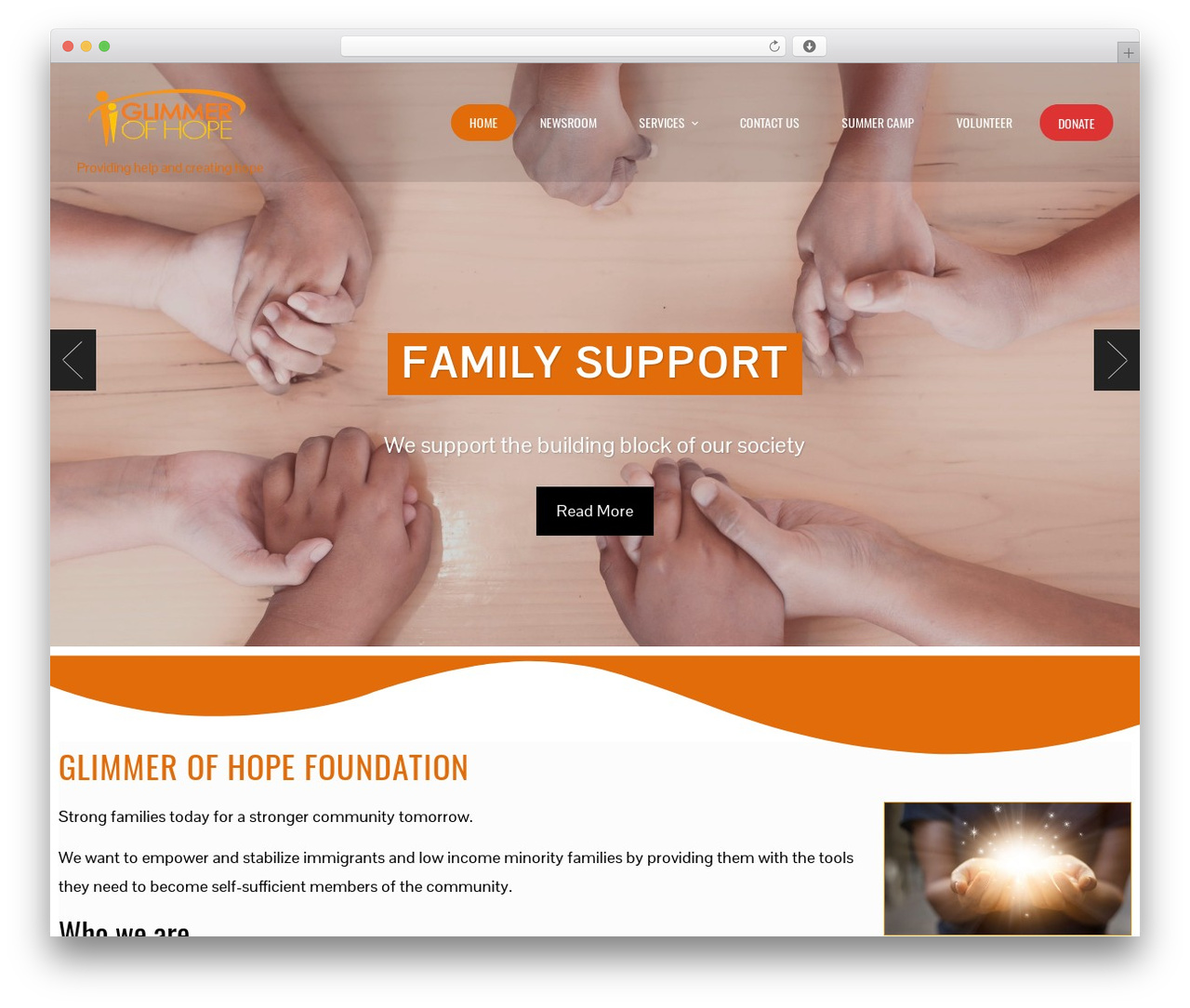 Theme WordPress Total Plus - glimmerofhopeftl.org