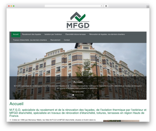 Thème MFGD theme WordPress - mfgd.fr