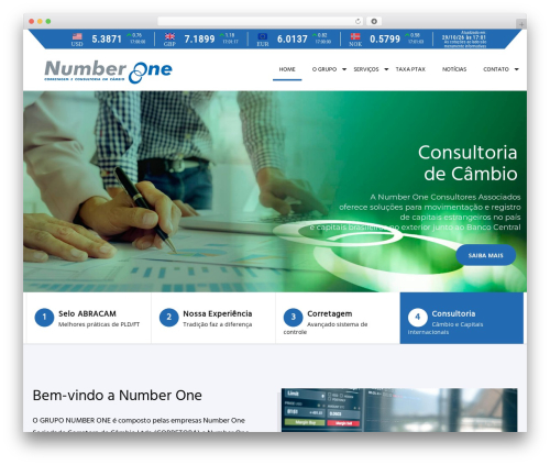 Theme WordPress Advisor - number.com.br