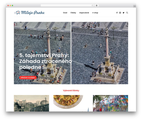 Basic mailchimp WordPress plugin - milujuprahu.cz