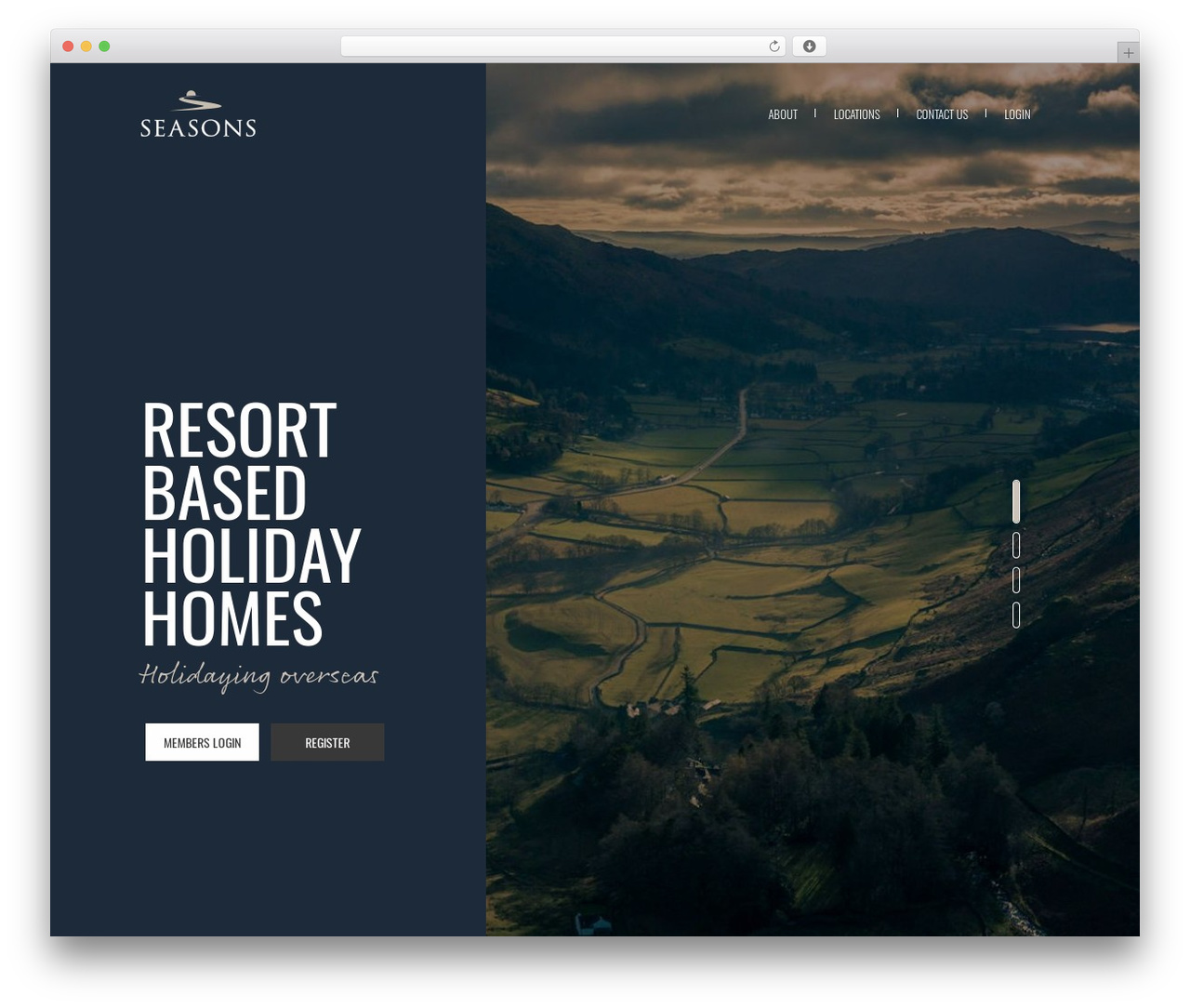 WordPress theme CMS Core Theme - seasonsholidays.com