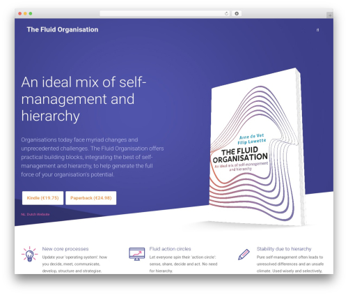 WordPress theme Inbound - fluidorganisation.com