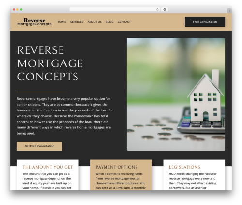 WordPress theme Divi - reversemortgageconcepts.com