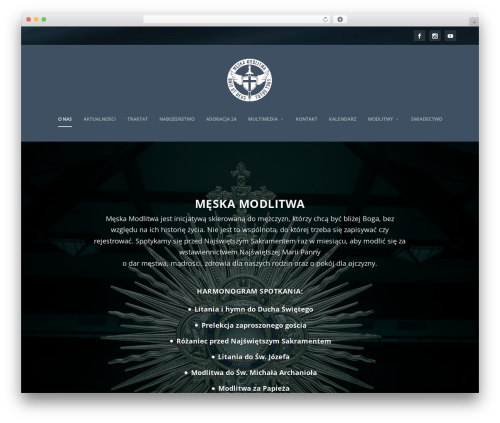 WordPress theme Extra - meskamodlitwa.pl
