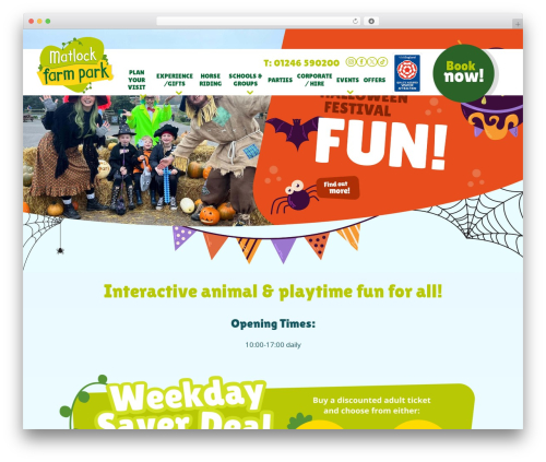 Crush Theme theme WordPress - matlockfarmpark.co.uk