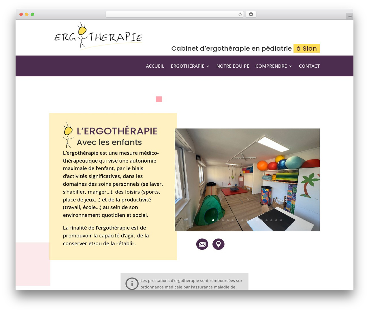 Divi WordPress theme - ergo-pediatrie.ch