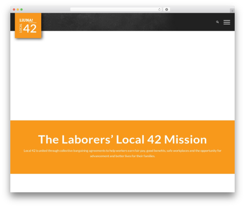 Enfold WordPress theme - liuna42stl.com