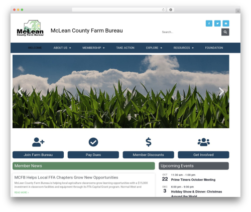 Forward WordPress theme - mcfb.org