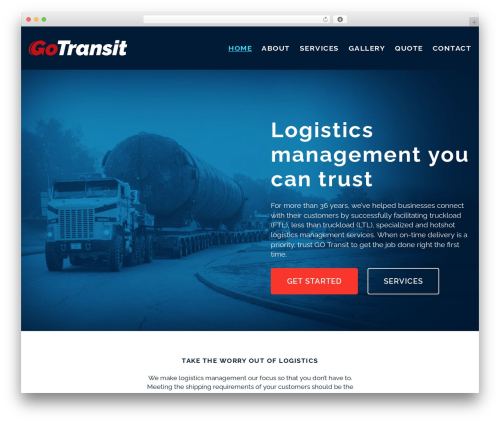 Genesis WordPress theme - gotransitllc.com