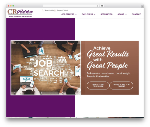 Hello Elementor WordPress theme - crfletcher.com