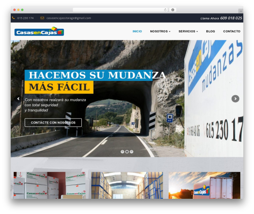 Moveit WordPress theme - casasencajas.com