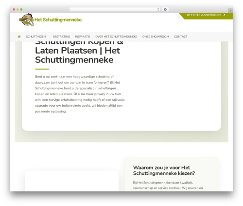 Sales Wizard WordPress theme - schuttingmenneke.nl