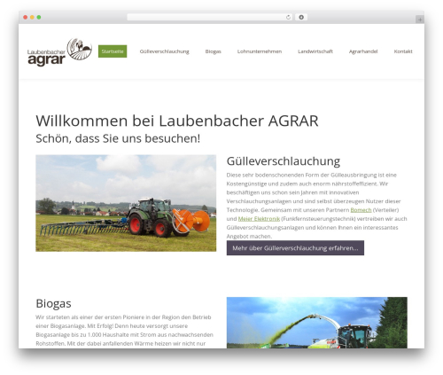 the7dtchild WordPress page theme - laubenbacher-agrar.de